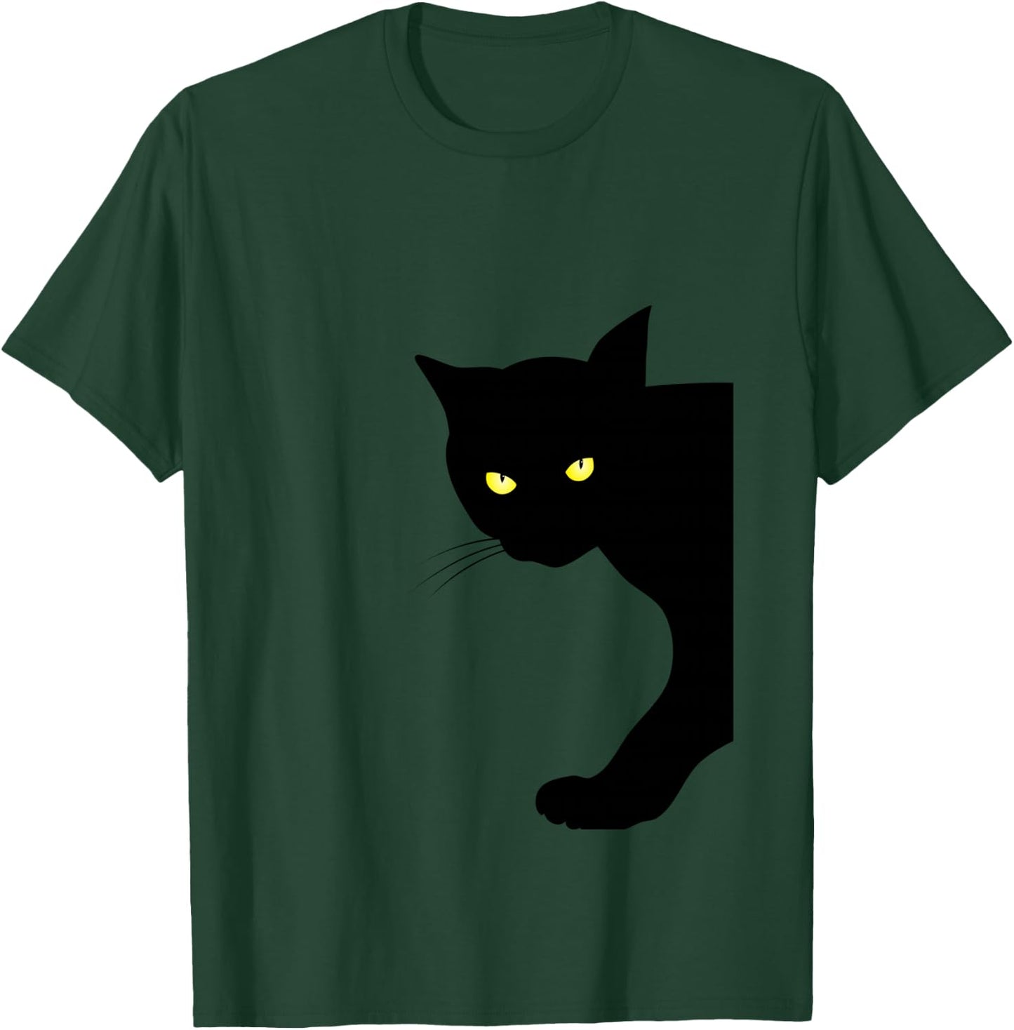 Black Cat T-Shirt - T-Shirt | Forest