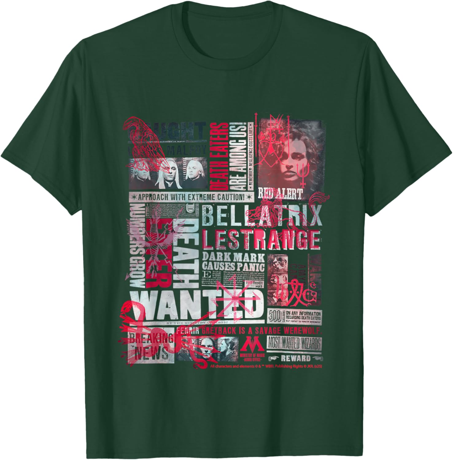 Bellatrix Lestrange gesucht im Halloween-Design von Harry Potter T-Shirt - T-Shirt | Forest