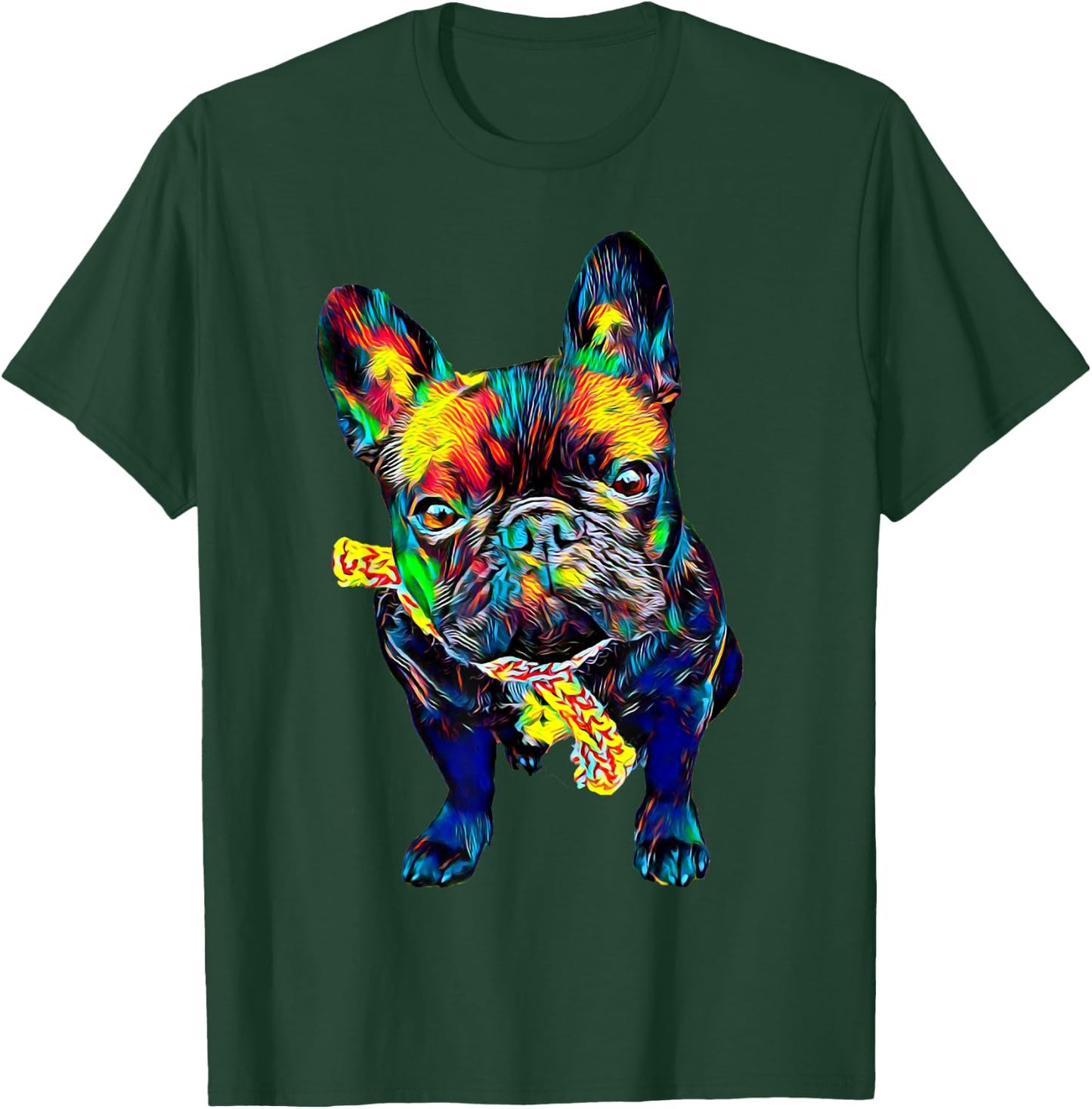 French Bulldog Dog T-Shirt - T-Shirt | Forest