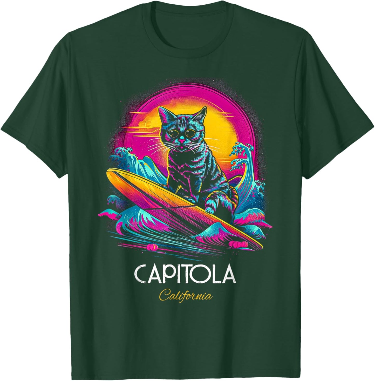 Capitola California T-Shirt - T-Shirt | Forest
