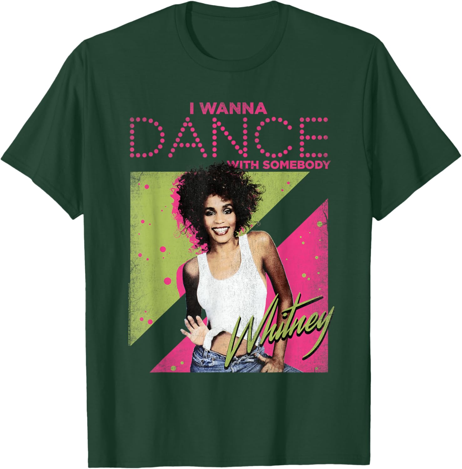Whitney Houston I Wanna Dance Small T-Shirt - T-Shirt | Forest