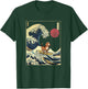Beagle Japanese Kanagawa Wave Funny Surf Dog T-Shirt - T-Shirt | Forest
