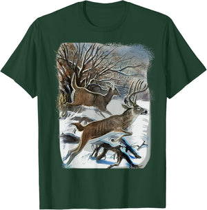 Vintage 90s Whitetail Deer T-Shirt - T-Shirt | Forest