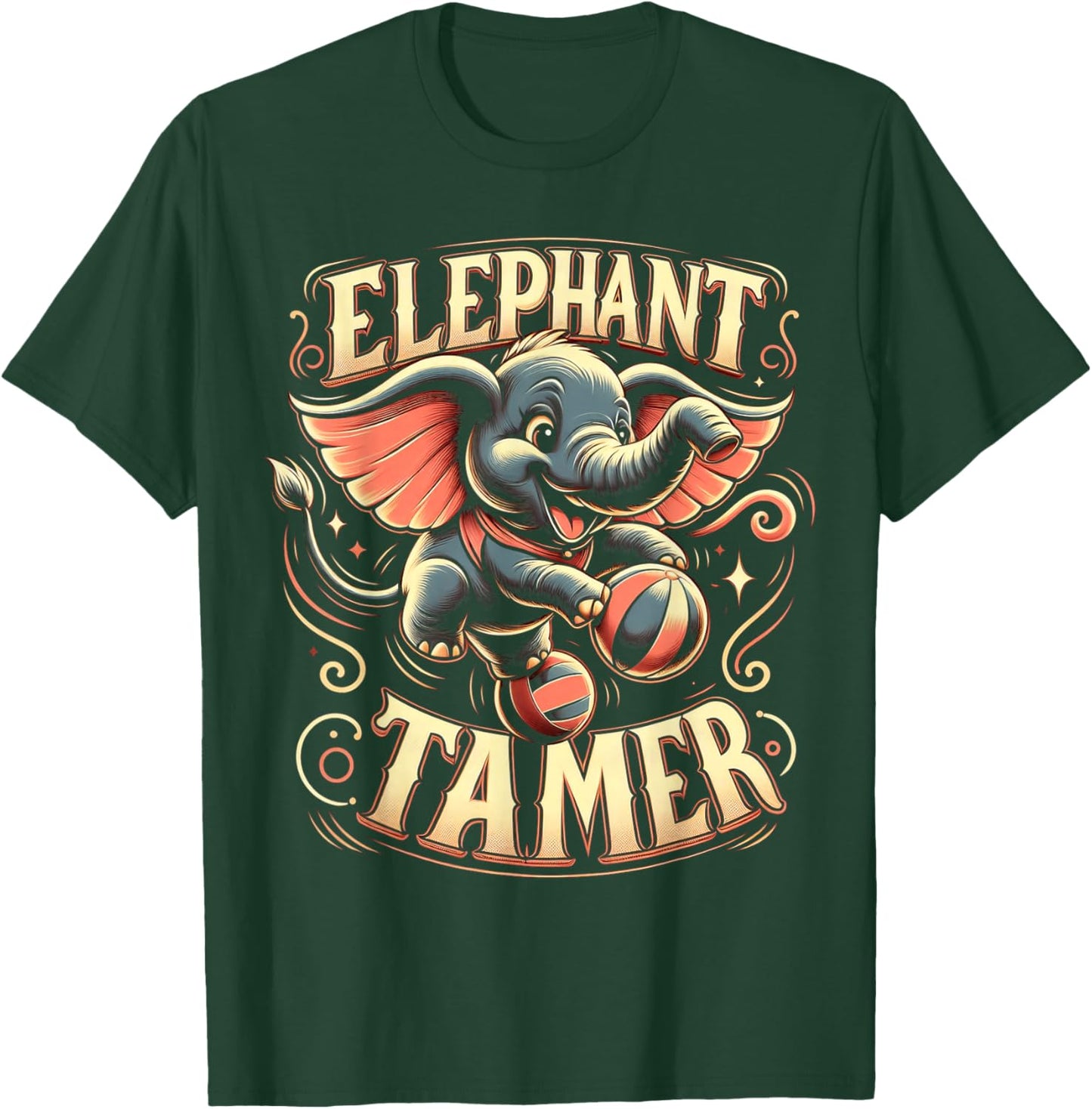 Elephant Tamer Costume - Boys Girls Circus Lover T-Shirt - T-Shirt | Forest