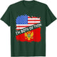 Montenegro Flag I'm Both Of Them America Montenegrin Pride T-Shirt - T-Shirt | Forest