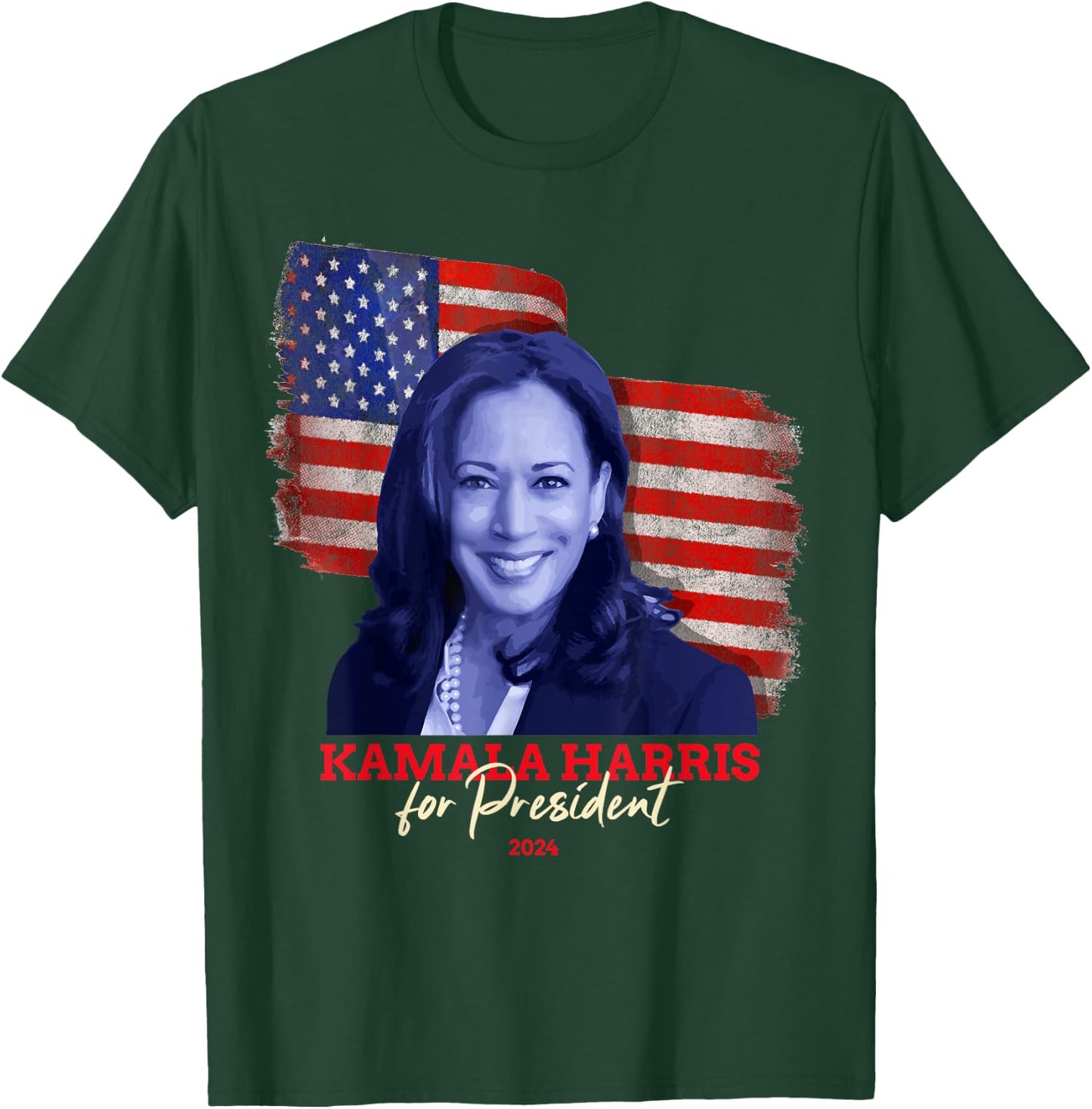 Kamala Harris for President 2024 Madam Vice President T-Shirt - T-Shirt | Forest
