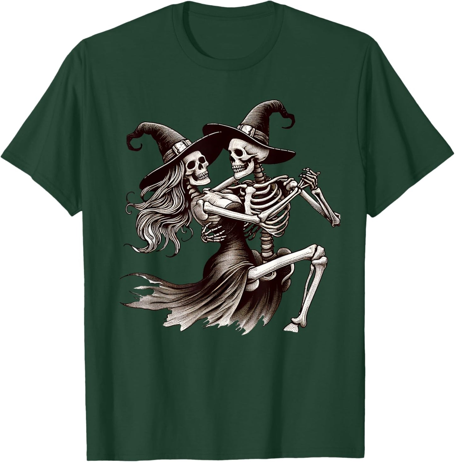 Skeleton Couple Dancing T-Shirt - T-Shirt | Forest