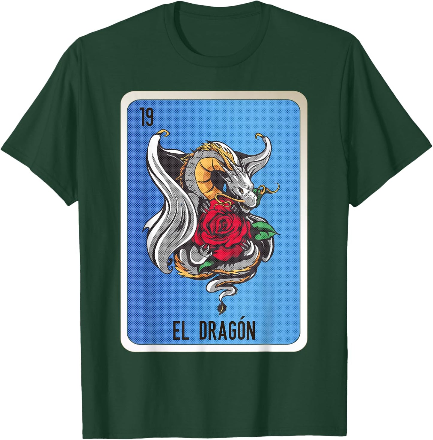 El Dragon Mexican Slang Chicano Bingo Cards T-Shirt - T-Shirt | Forest