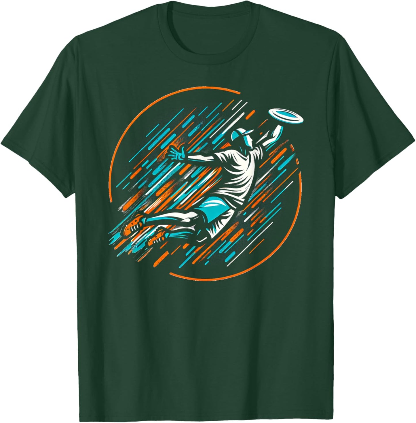 Ultimate Frisbee Enthusiast T-Shirt - T-Shirt | Forest