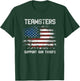 Teamsters Support Our Troops Union Military USA Flag T-Shirt - T-Shirt | Forest