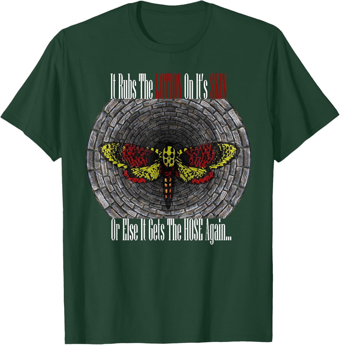 Buffalo-Bill Body Lotion Silence Lambs 355 Horror Funny T-Shirt - T-Shirt | Forest