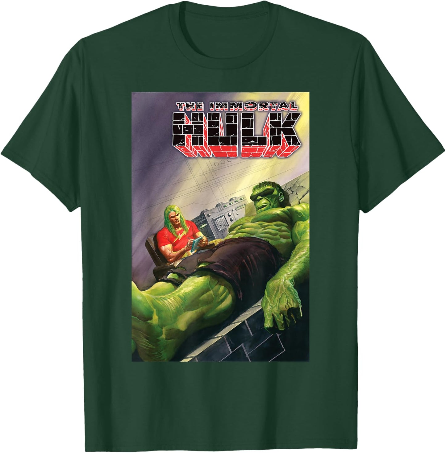 Marvel Comixology The Hulk Adam Warlock Comic Book Cover T-Shirt - T-Shirt | Forest