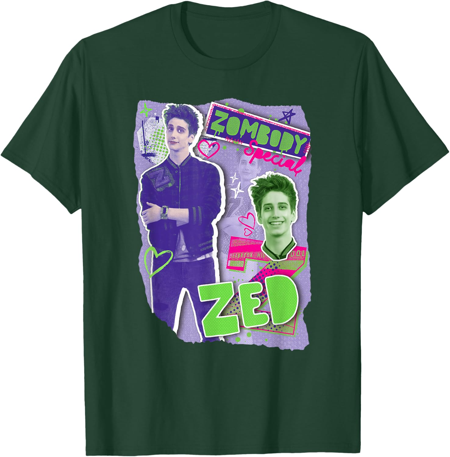 Disney Zombies 3 Zed Zombody Special T-Shirt - T-Shirt | Forest