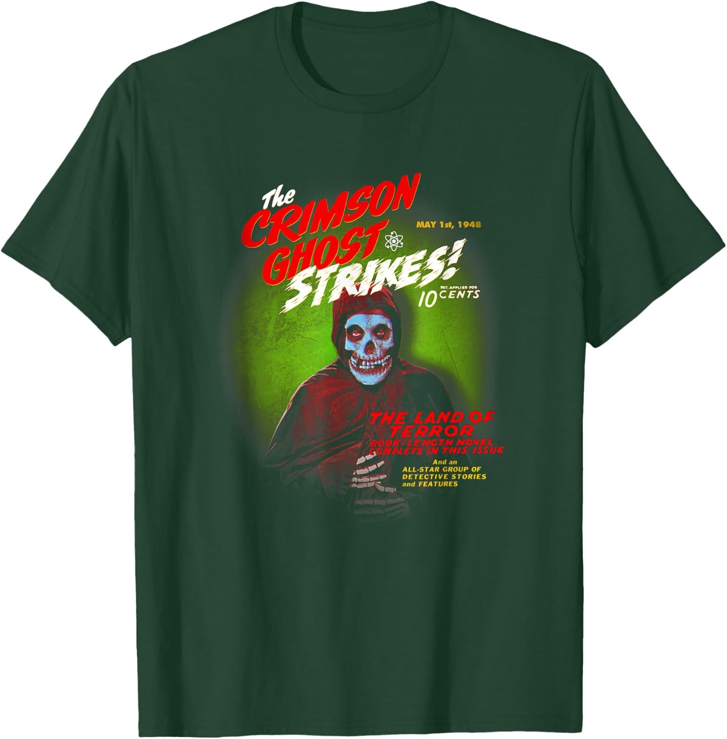 The Crimson Ghost Strikes! T-Shirt - T-Shirt | Forest