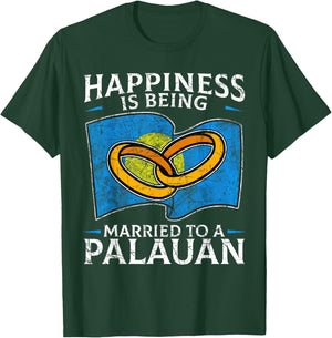 Palauan Wedding Republic of Palau Heritage Marriage T-Shirt - T-Shirt | Forest