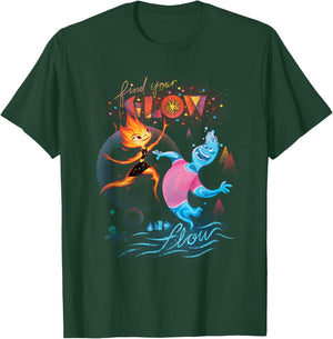 Disney and Pixar’s Elemental Find Your Glow and Flow T-Shirt - T-Shirt | Forest