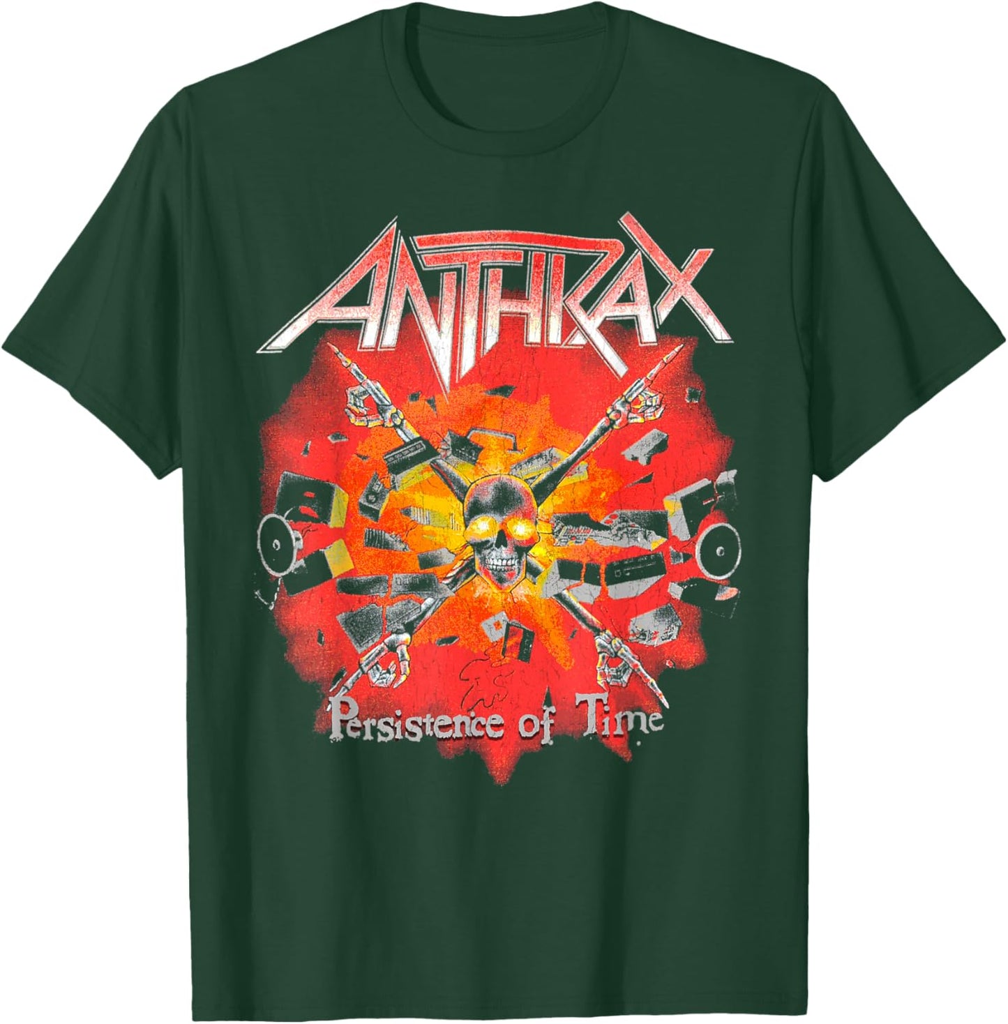 Anthrax – Persistence Crossbones T-Shirt - T-Shirt | Forest