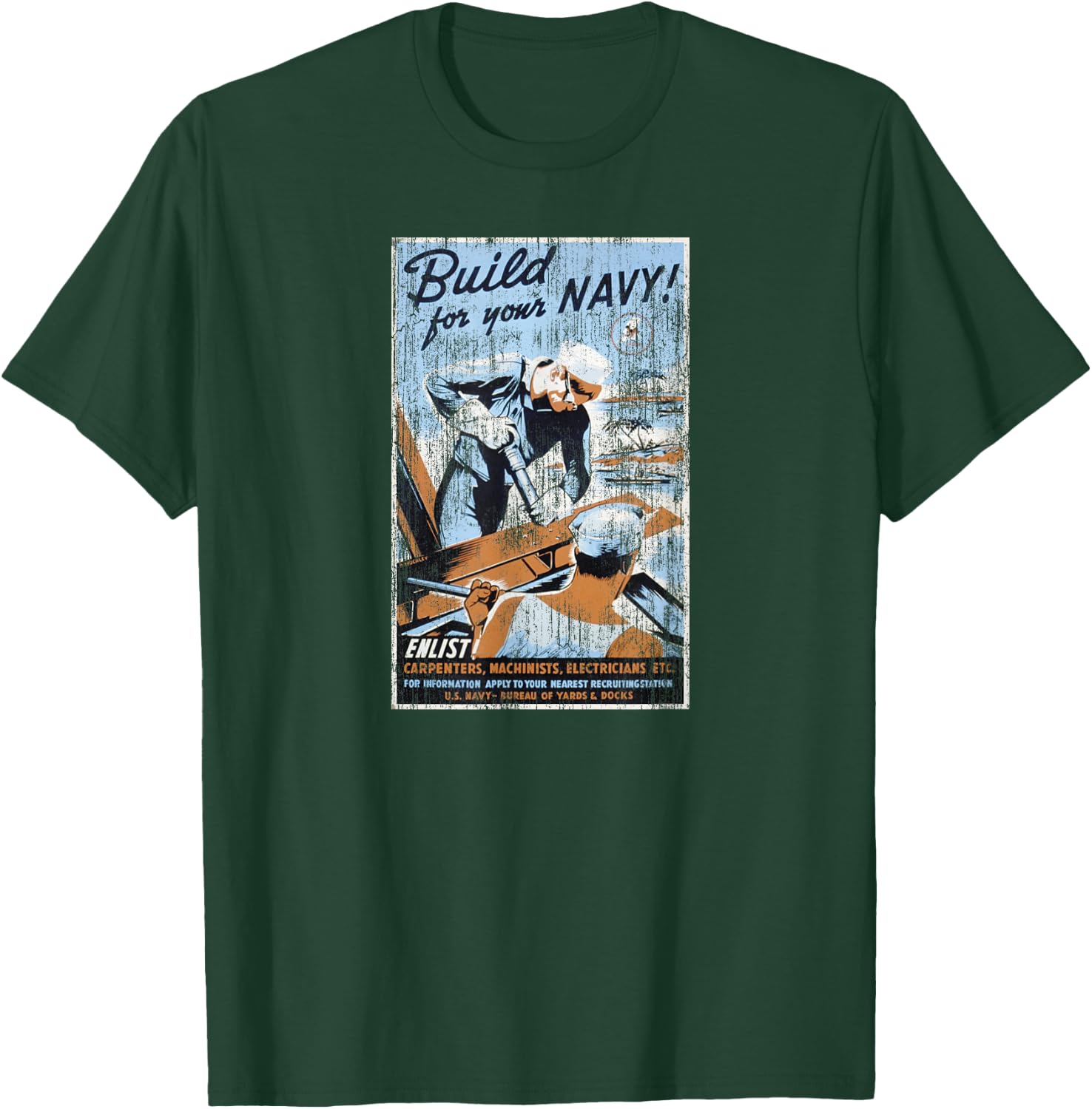 U.S. Navy Build Your U.S. Navy T-Shirt - T-Shirt | Forest