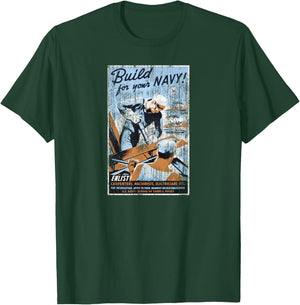 U.S. Navy Build Your U.S. Navy T-Shirt - T-Shirt | Forest