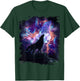 Celestial Wolf Nebulae, Cosmic Space Wolves Galaxy T-Shirt - T-Shirt | Forest