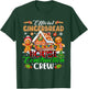 Official Gingerbread House Construction Crew Xmas Cookies T-Shirt - T-Shirt | Forest