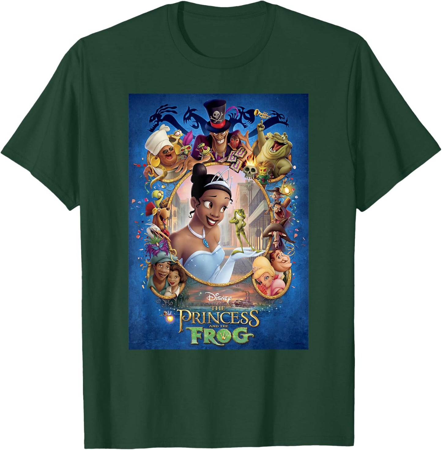 Disney Princess And The Frog Poster T-Shirt - T-Shirt | Forest
