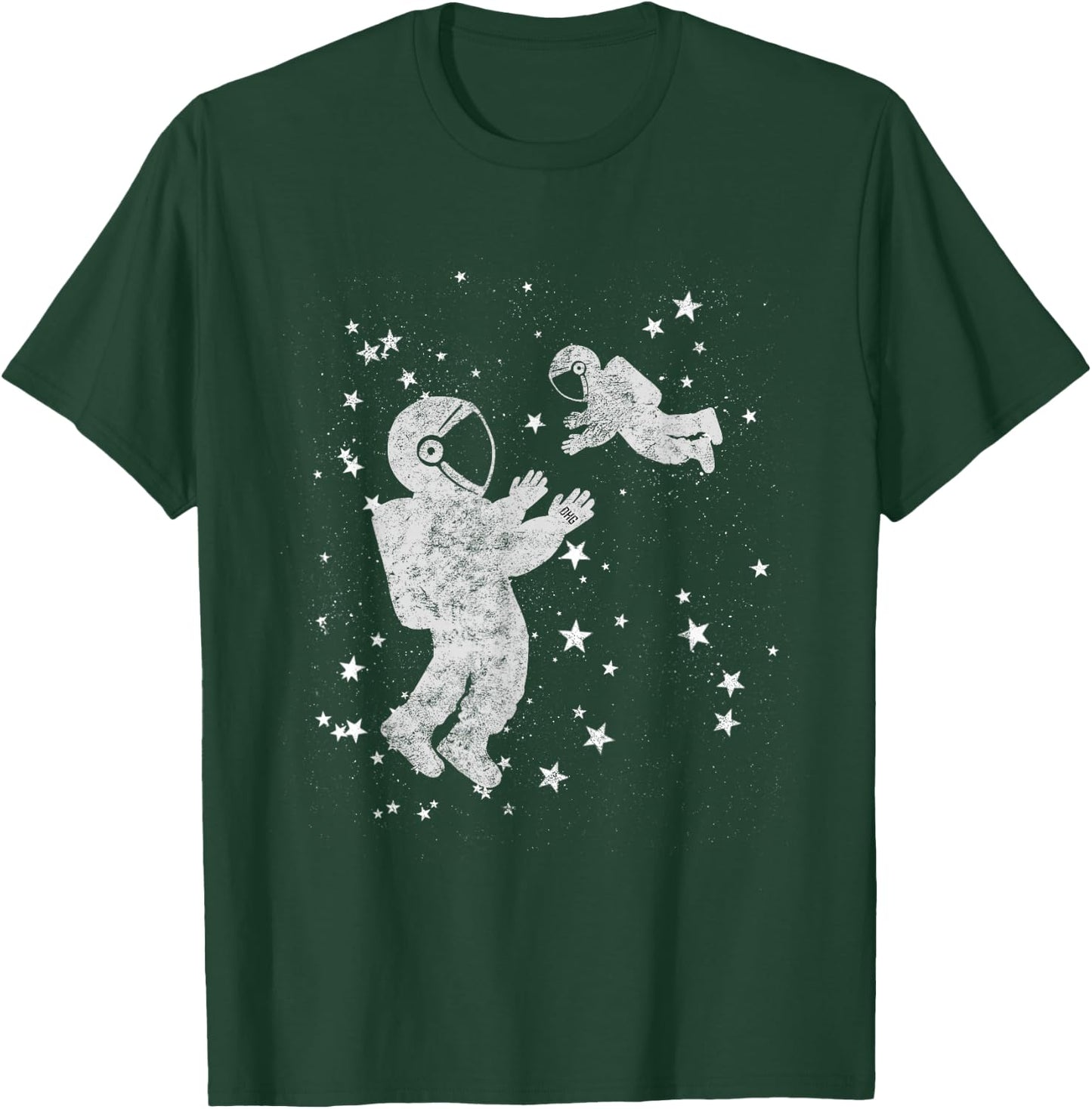 Alpha Parenting Dad Baby Mom Child Father Space Husband T-Shirt - T-Shirt | Forest