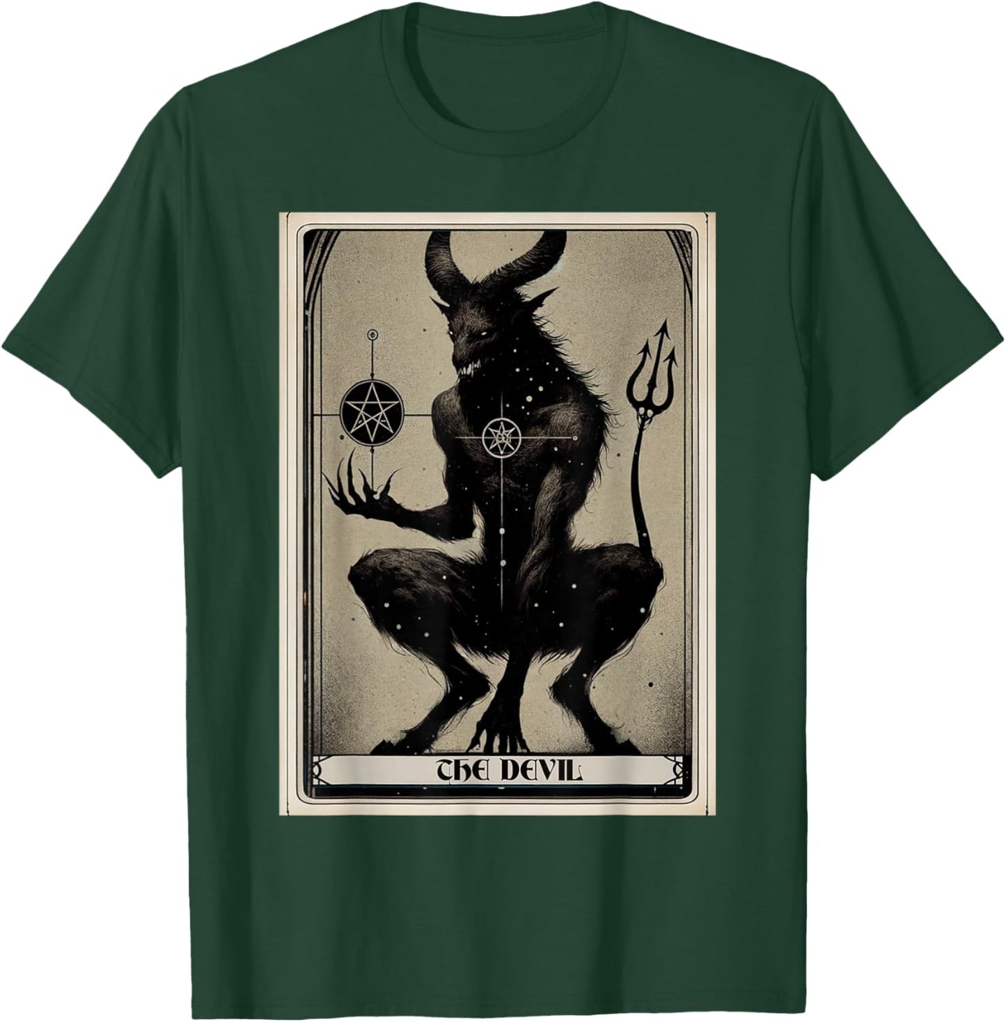 The Devil Tarot Card T-Shirt - T-Shirt | Forest