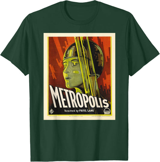 Metropolis Vintage Movie Poster T-Shirt - T-Shirt | Forest