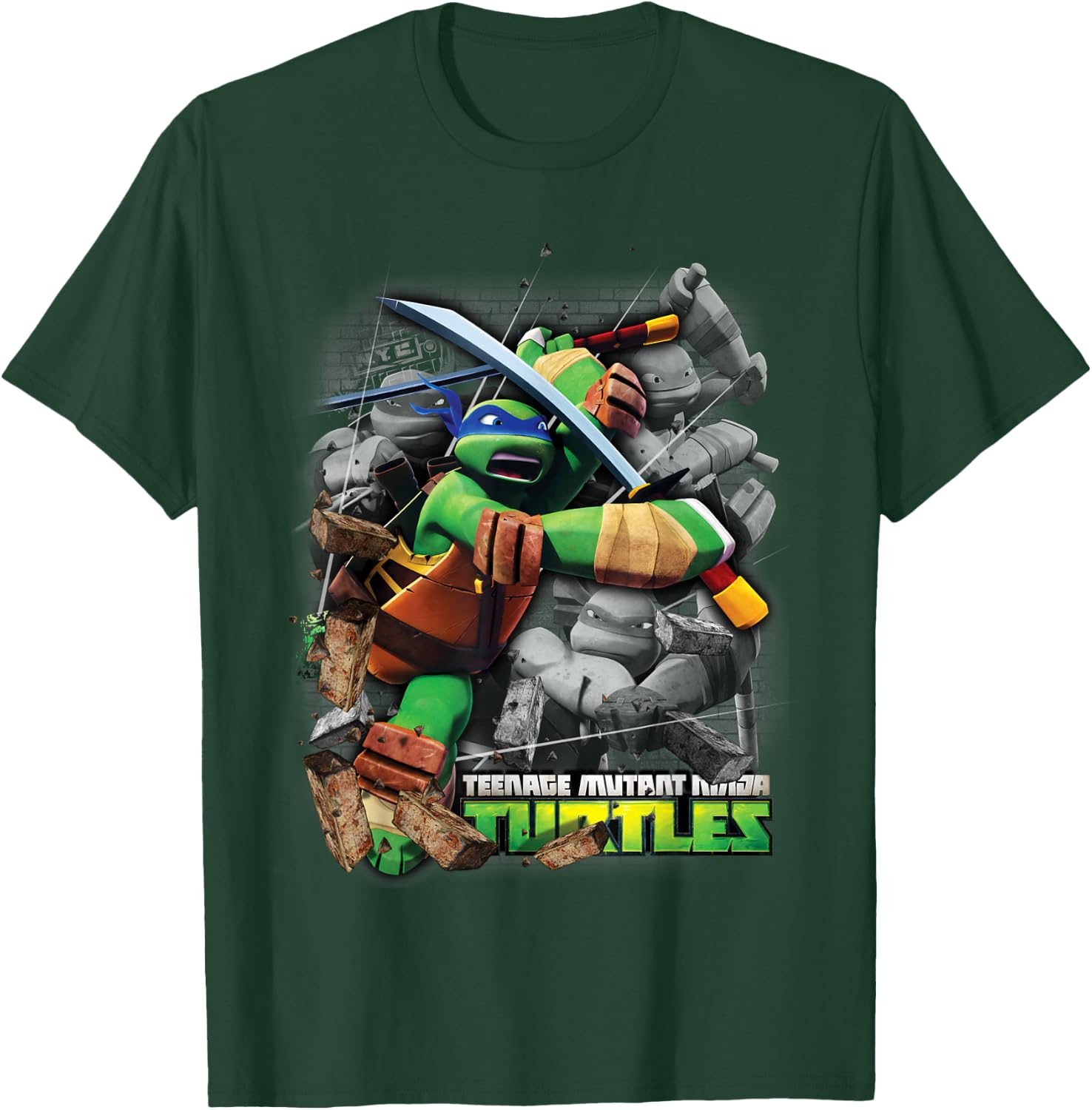 Ninja Turtles Leonardo TMNT T-Shirt - T-Shirt | Forest
