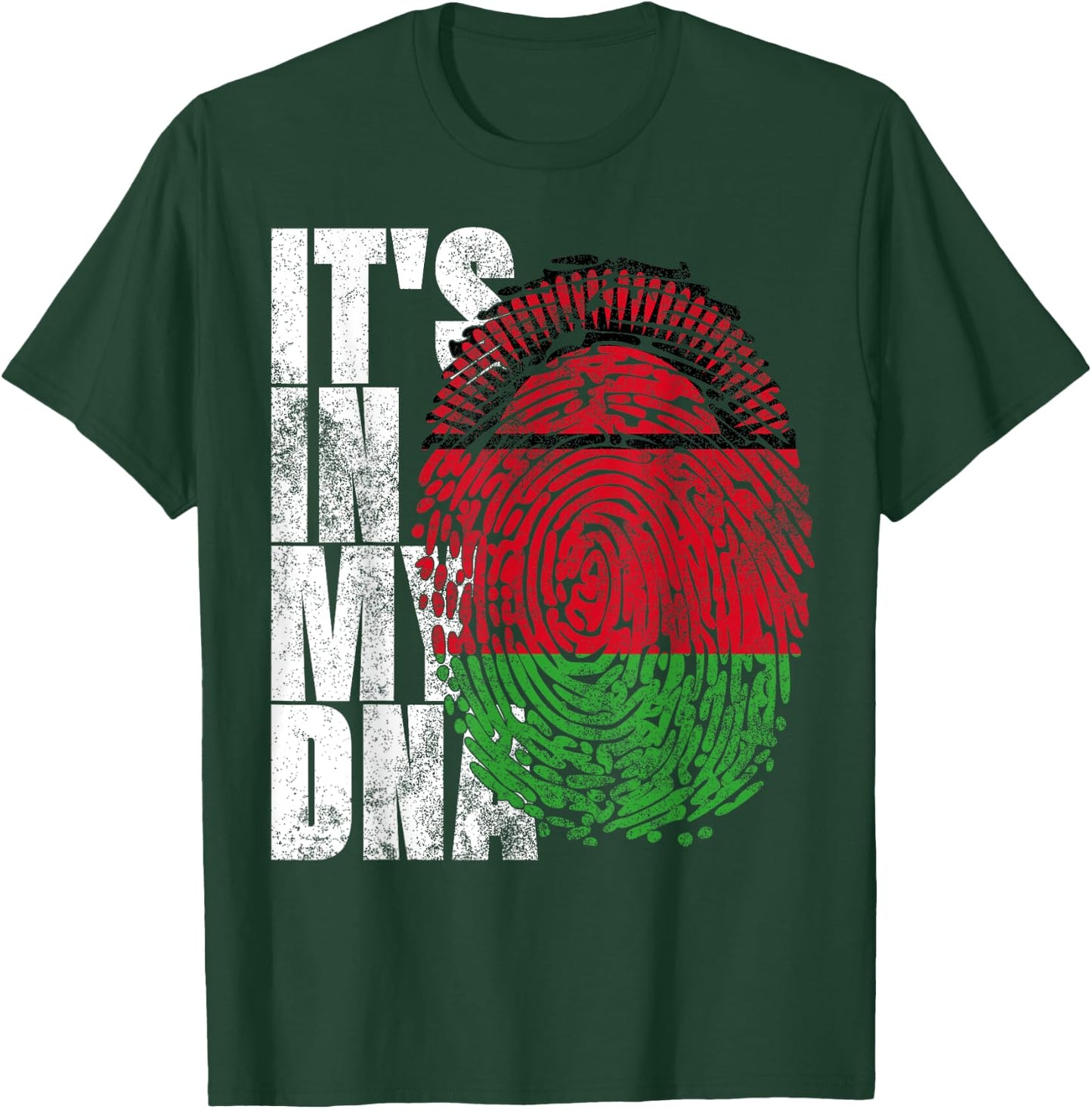 It's In My DNA Malawian Gift African Nyasaland Malawi Flag T-Shirt - T-Shirt | Forest