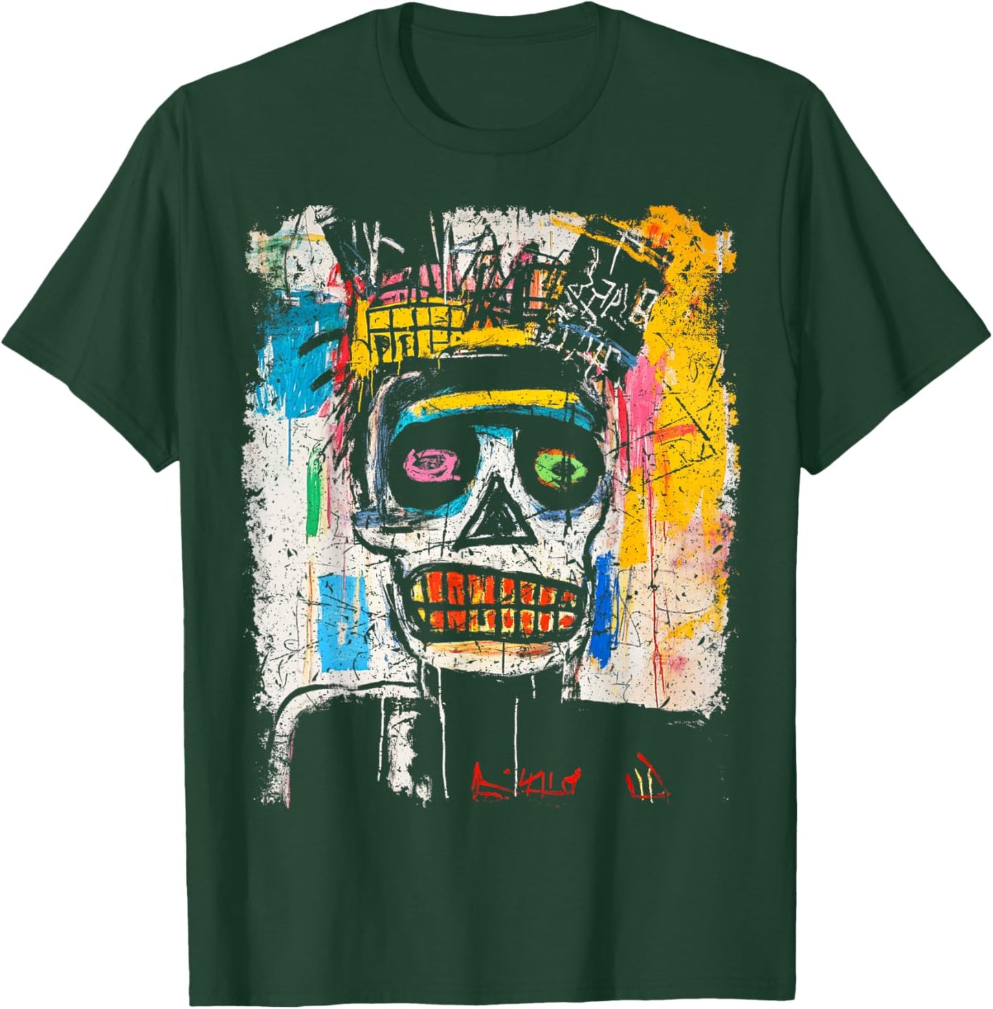 Pop Art Style 90s Men's Graffiti T-Shirt - T-Shirt | Forest