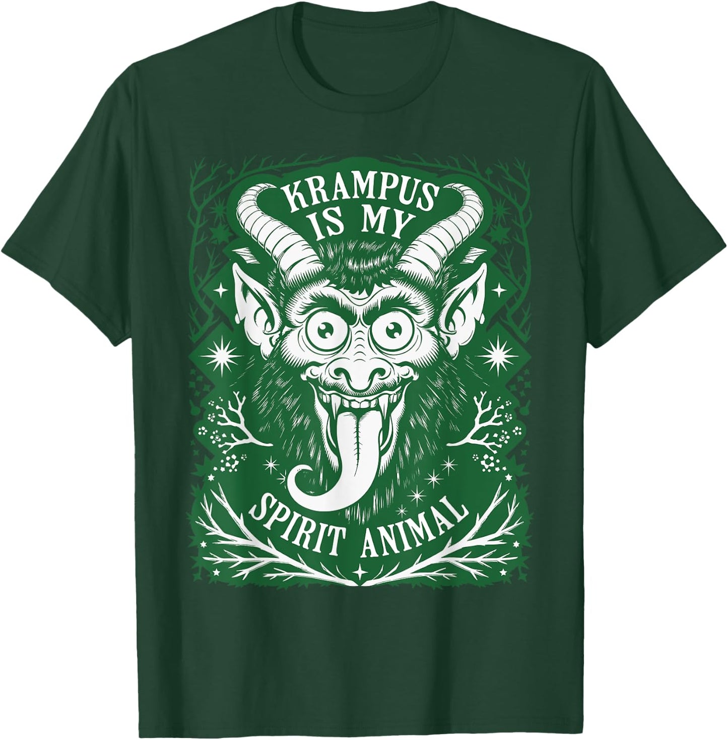 Krampus is My Spirit Animal German Folklore for Krampusnacht T-Shirt - T-Shirt | Forest