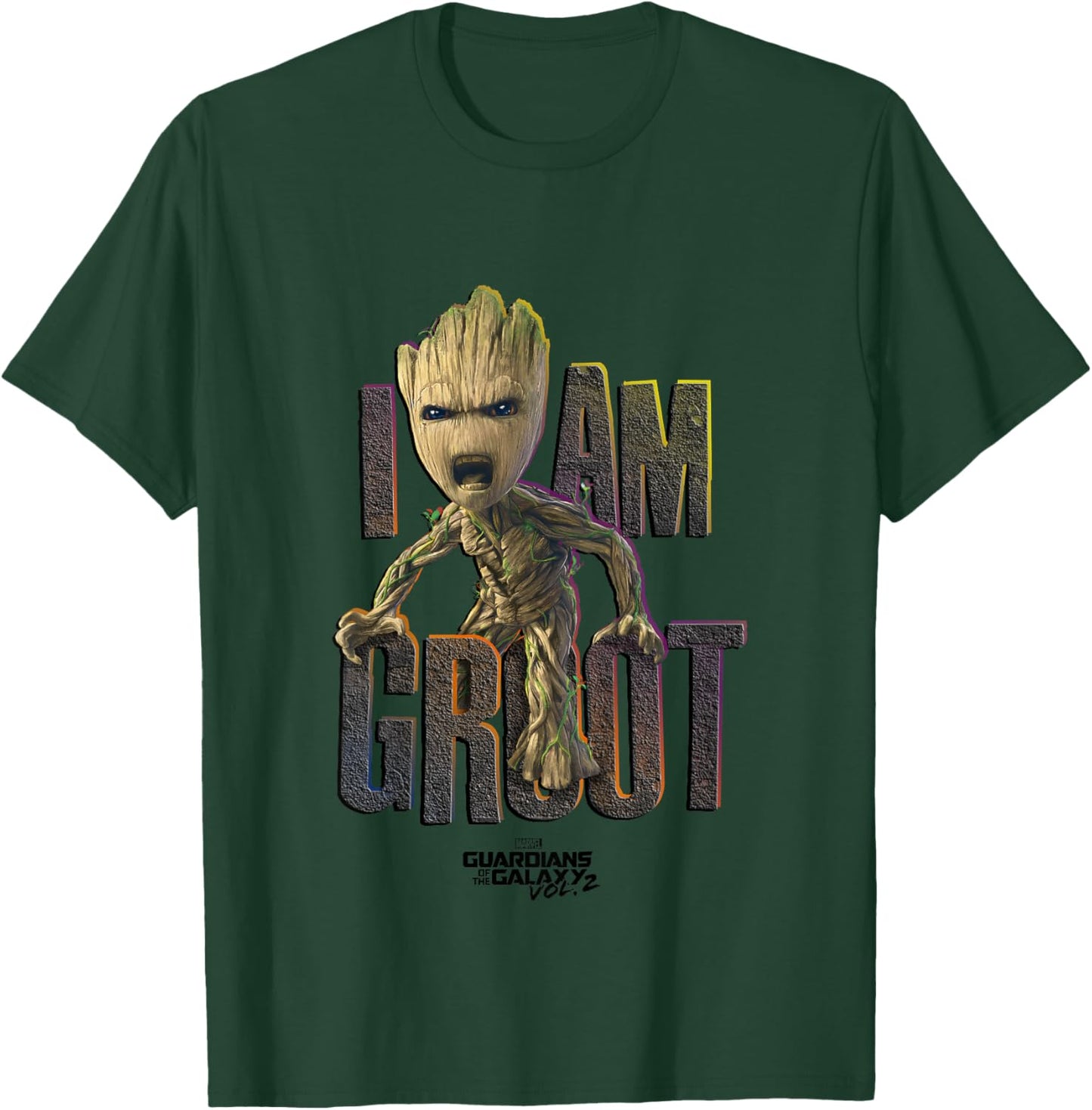 Kids Marvel Guardians of The Galaxy Vol. 2 Angry Baby Groot T-Shirt - T-Shirt | Forest