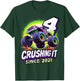 Birthday Monster Truck 4 Year Old Boys 4th Party Born 2021 T-Shirt - T-Shirt | Forest