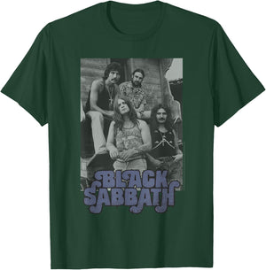 Black Sabbath Official B&W Band Photo T-Shirt - T-Shirt | Forest