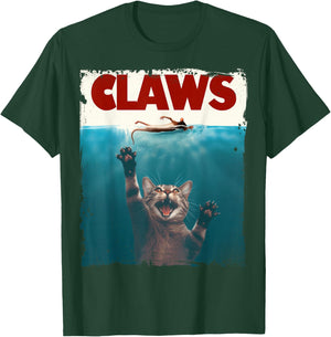 Claws Funny Cat I Love Cat Paws Cat Parody Animal Lover T-Shirt - T-Shirt | Forest