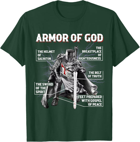 Armor Of God Bible Verse Cool,Ephesians 6:11 Christian Bible T-Shirt - T-Shirt | Forest
