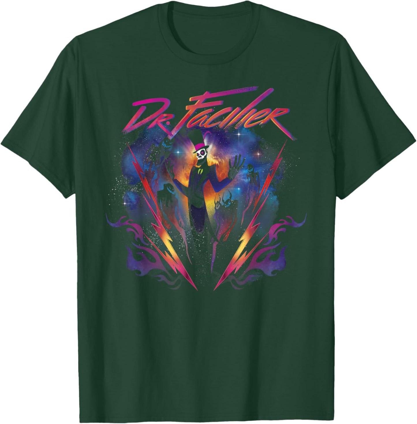 Disney Villains Dr. Facilier Rock Portrait T-Shirt - T-Shirt | Forest