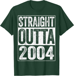 Straight Outta 2004 20th Birthday Shirt T-Shirt - T-Shirt | Forest