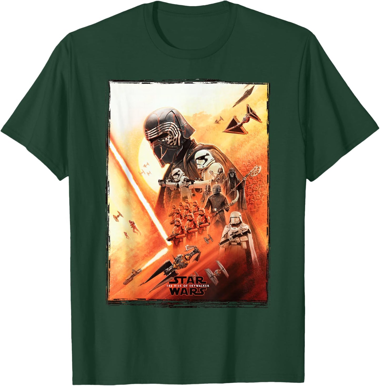 Star Wars The Rise of Skywalker Kylo Poster T-Shirt - T-Shirt | Forest