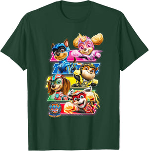 PAW Patrol: The Mighty Movie Comic Strip Group T-Shirt - T-Shirt | Forest