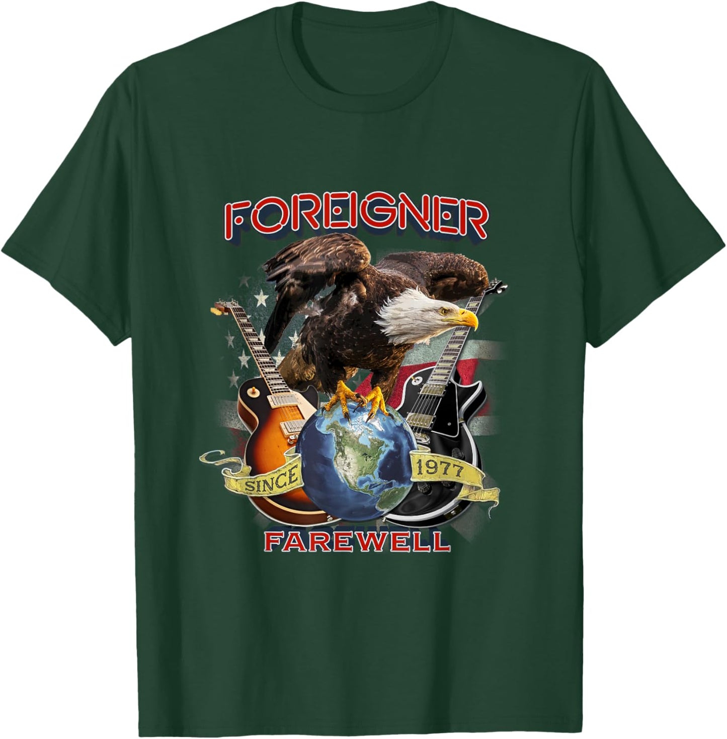 Foreigner Farewell T-Shirt - T-Shirt | Forest