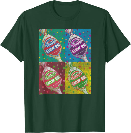 Charms Blow Pop Colorful Panels T-Shirt - T-Shirt | Forest