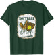 Softball Girls Softball T-Shirt - T-Shirt | Forest