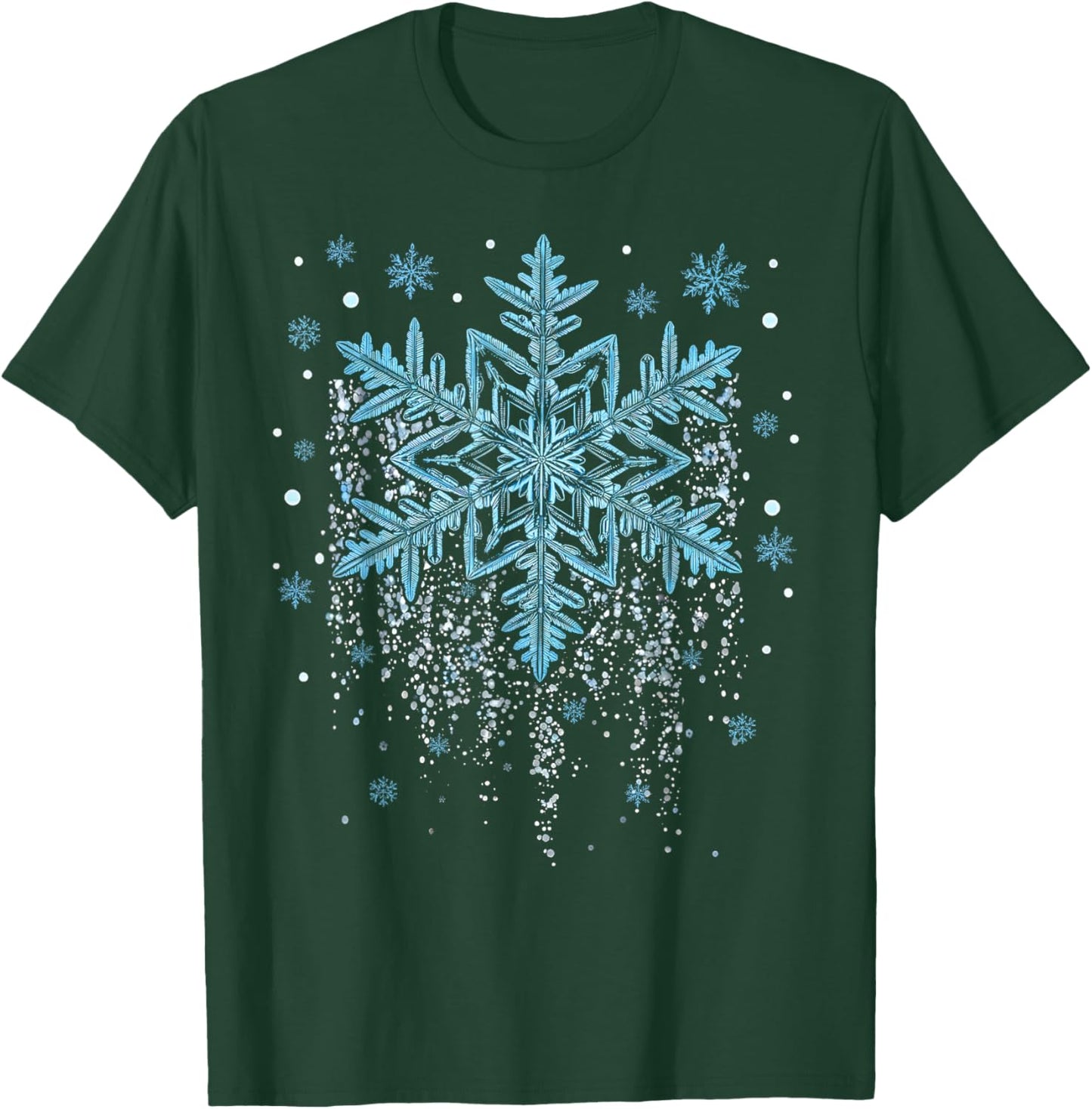 Snowflake Costume Winter Christmas Matching Kids T-Shirt - T-Shirt | Forest