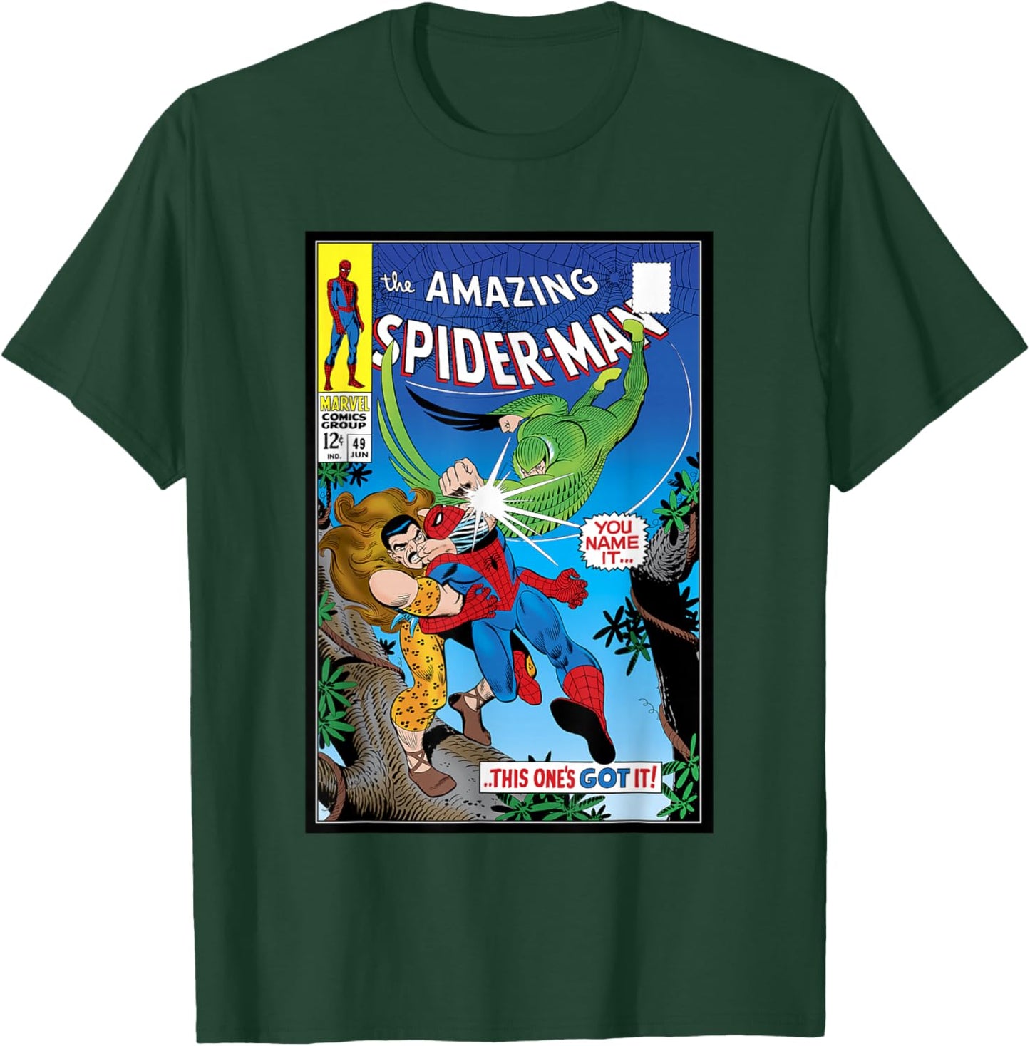 Marvel Universe Classic Spider-Man VS Kraven & Vulture Cover T-Shirt - T-Shirt | Forest