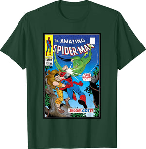 Marvel Universe Classic Spider-Man VS Kraven & Vulture Cover T-Shirt - T-Shirt | Forest