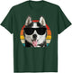 Husky Vintage Sunglasses Funny Siberian Husky T-Shirt - T-Shirt | Forest