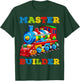 Cute Master Builder Kids Building Blocks Toy Train Lover T-Shirt - T-Shirt | Forest